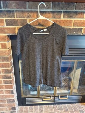 Artisan Ny Charcoal Heather Short-Sleeve Tee
